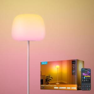 imageGovee Lantern Floor Lamp Halo Gradient RGBIC Smart Corner Lamp with LuminBlend 1000K10000K Matter Compatible 100 Scene Modes Music Sync 1400lm Modern Floor Lamps for Living Room WhiteWhite