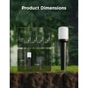 image:imageGovee Outdoor Cylinder Pathway Lights 8 Pack 425lm Patio Lights IP67 Waterproof 60 Preset Scene Modes Outdoor Decor for Path Patio Garden Lawn Compatible with Alexa Google Assistant Matter4