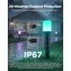 image:imageGovee Outdoor Cylinder Pathway Lights 8 Pack 425lm Patio Lights IP67 Waterproof 60 Preset Scene Modes Outdoor Decor for Path Patio Garden Lawn Compatible with Alexa Google Assistant Matter4