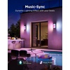 image:imageGovee Outdoor Wall Lights Pro 2 Pack 2000LM RGBICWW 72Zone Customization MusicSync IP67 Waterproof for Outdoor Decor Porch Garage Yard Patio Compatible with Alexa Google Home and Matter