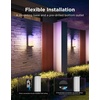 image:imageGovee Outdoor Wall Lights Pro 2 Pack 2000LM RGBICWW 72Zone Customization MusicSync IP67 Waterproof for Outdoor Decor Porch Garage Yard Patio Compatible with Alexa Google Home and Matter