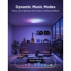 image:imageGovee Smart Ceiling Light Pro 18 Inch 4800LM RGBICWW LED Ceiling Light Fixture Flush Mount Light Fixture DIY Colors Works with Alexa Matter 2700K6500K Lights for Living Room Bedroom 1 PackRound