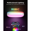 image:imageGovee Smart Ceiling Light Pro 18 Inch 4800LM RGBICWW LED Ceiling Light Fixture Flush Mount Light Fixture DIY Colors Works with Alexa Matter 2700K6500K Lights for Living Room Bedroom 1 PackSquare