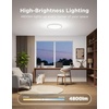 image:imageGovee Smart Ceiling Light Pro 18 Inch 4800LM RGBICWW LED Ceiling Light Fixture Flush Mount Light Fixture DIY Colors Works with Alexa Matter 2700K6500K Lights for Living Room Bedroom 1 PackRound