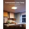 image:imageGovee Smart Ceiling Light Pro 18 Inch 4800LM RGBICWW LED Ceiling Light Fixture Flush Mount Light Fixture DIY Colors Works with Alexa Matter 2700K6500K Lights for Living Room Bedroom 1 PackSquare