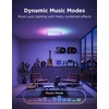 image:imageGovee Smart Ceiling Light Pro 18 Inch 4800LM RGBICWW LED Ceiling Light Fixture Flush Mount Light Fixture DIY Colors Works with Alexa Matter 2700K6500K Lights for Living Room Bedroom 1 PackSquare