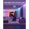 image:imageGovee 1312ft RGBIC LED Strip Lights Smart LED Lights Work with Alexa and Google Assistant LED Lights for Bedroom WiFi App Control Segmented DIY Multiple Colors Color Changing Light 2 x 656ft1312ft