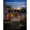 image:imageGovee Outdoor Solar String Lights 33ft RGBICW Outdoor Lights with 8 Dimmable LED Shatterproof Bulbs 112 Modes amp APP Control IP67 Waterproof Patio Lights for Garden Backyard Camping Bluetooth