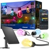image:imageGovee Outdoor Solar String Lights 33ft RGBICW Outdoor Lights with 8 Dimmable LED Shatterproof Bulbs 112 Modes amp APP Control IP67 Waterproof Patio Lights for Garden Backyard Camping Bluetooth