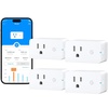 image:imageGovee Smart Plug with Energy Monitoring WiFi Bluetooth Plug Work with Alexa and Google Assistant 15A Smart Outlets with Timer amp Group Controller No Hub Required ETLampFCC Certified for Home 2 Pack4