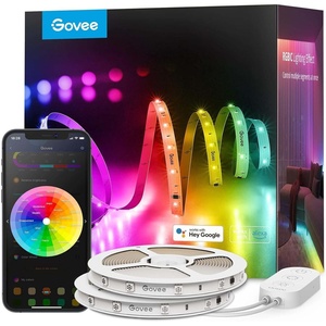 image:imageGovee 1312ft RGBIC LED Strip Lights Smart LED Lights Work with Alexa and Google Assistant LED Lights for Bedroom WiFi App Control Segmented DIY Multiple Colors Color Changing Light 2 x 656ft100ft