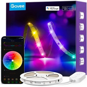 image:imageGovee 1312ft RGBIC LED Strip Lights Smart LED Lights Work with Alexa and Google Assistant LED Lights for Bedroom WiFi App Control Segmented DIY Multiple Colors Color Changing Light 2 x 656ft164ft