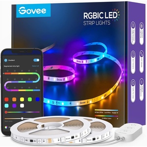 image:imageGovee LED Strip Lights RGBIC 164ft Bluetooth Color Changing LED Lights with Segmented App Control Smart LED Strip Color Picking Music Sync LED Lights for Bedroom Living Room Party Christmas656ft