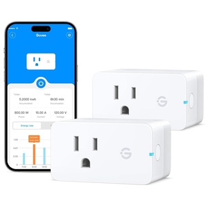 image:imageGovee Smart Plug with Energy Monitoring WiFi Bluetooth Plug Work with Alexa and Google Assistant 15A Smart Outlets with Timer amp Group Controller No Hub Required ETLampFCC Certified for Home 2 Pack2
