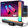 image:imageGovee Smart LED Light Bar RGBICWW WiFi TV Lights Compatible with SmartThings Matter Alexa LED Light Bar with Scene and Music Modes for Living Room Gaming PC Monitors App Control  SilverBlack