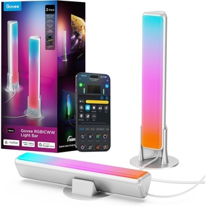 image:imageGovee Smart LED Light Bar RGBICWW WiFi TV Lights Compatible with SmartThings Matter Alexa LED Light Bar with Scene and Music Modes for Living Room Gaming PC Monitors App Control  SilverSilver