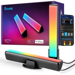 image:imageGovee Smart LED Light Bar RGBICWW WiFi TV Lights Compatible with SmartThings Matter Alexa LED Light Bar with Scene and Music Modes for Living Room Gaming PC Monitors App Control  SilverBlack