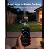image:imageGovee Digital WiFi Meat Thermometer for Grilling amp Smoking Wireless Meat Thermometer with 2 Thin Probes Timer amp Alert LCD Backlight Bluetooth Food Thermometer for Ovens BBQs Cooking Turkey BeefBT Silver 2Probes