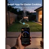image:imageGovee Digital WiFi Meat Thermometer for Grilling amp Smoking Wireless Meat Thermometer with 2 Thin Probes Timer amp Alert LCD Backlight Bluetooth Food Thermometer for Ovens BBQs Cooking Turkey BeefWiFi Black 2Probes