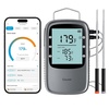 image:imageGovee Digital WiFi Meat Thermometer for Grilling amp Smoking Wireless Meat Thermometer with 2 Thin Probes Timer amp Alert LCD Backlight Bluetooth Food Thermometer for Ovens BBQs Cooking Turkey BeefBT Silver 2Probes