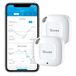 image:imageGovee Bluetooth Hygrometer Thermometer Wireless Thermometer Mini Humidity Sensor with Notification Alert Data Storage and Export 262 Feet Connecting Range2